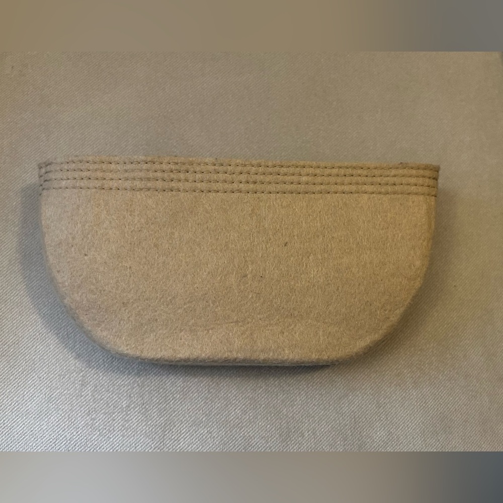 Tan Felt Pouch for Dior Bobby